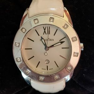 Authentic Pandora Imagine watch with Diamond bezel